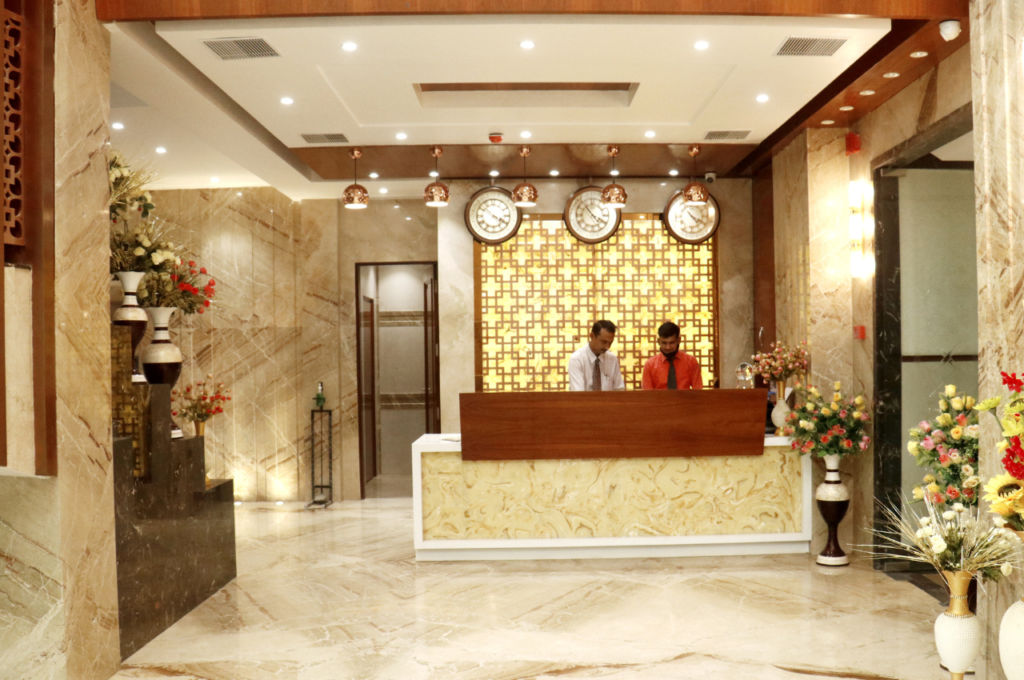 Hotel Luxury reception area