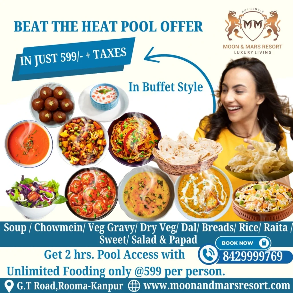 Best Resort in Kanpur with swimming pool
